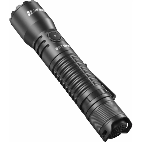 Speras - Latarka LED akumulatorowa EST MAX - 2500 lm - Czarna - SPERAS MAX