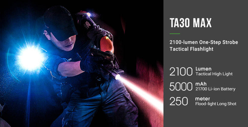 NEXTorch - Latarka LED akumulatorowa TA30 MAX - 2100 lm - TA30 MAX