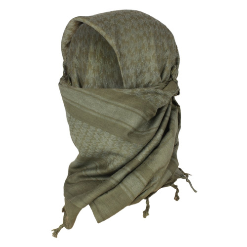 Mil-Tec - Kopftuch Shemagh Arafat - 100% Baumwolle - Grün OD - 12616000