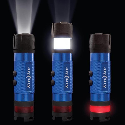 Nite Ize - Latarka Radiant® 3-in-1™ LED Mini Flashlight - Czerwony - NL1B-10-R7