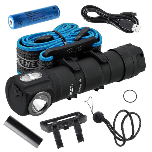 Walther - Stirnlampe LED HLC2r - 1000 lm - Schwarz - 3.7138