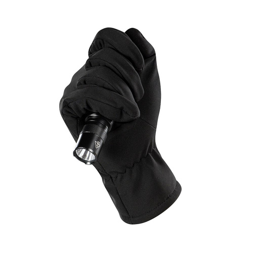 M-Tac - Rękawice Zimowe Softshell - Czarny - 90010002