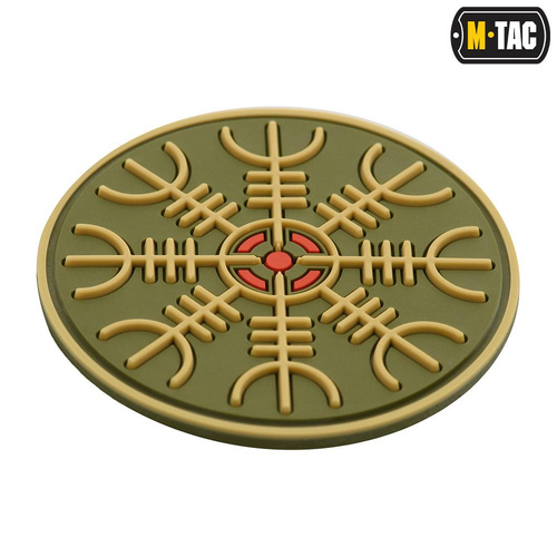 M-Tac - Naszywka na ubrania 3D PVC Hełm Grozy - Oliwkowy - 51221001