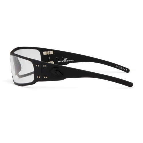Gatorz - Ballistic Photochromic Glasses Magnum - ANSI Z87+ - Tinted - Black - GZ-01-005