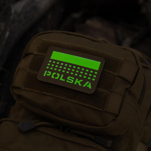 M-Tac - Flag patch Poland 50х80 - Laser Cut - Coyote / Fluo - 51007205