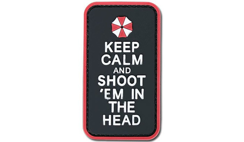 4TAC - Naszywka 3D - Keep Calm and Shoot em in the Head
