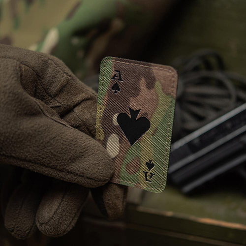 M-Tac - Militär-Patch - Ace of Spades - Multicam / Schwarz - 51109802