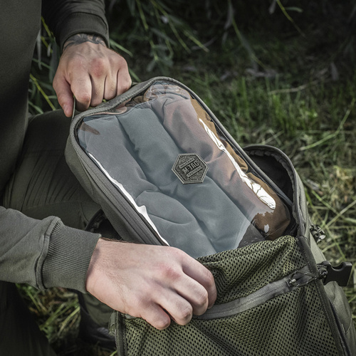 M-Tac - Przezroczysty Organizer Na Narzedzia Elite Large Gen.II - Cordura - Nylon - Czarny - 10147802-L 