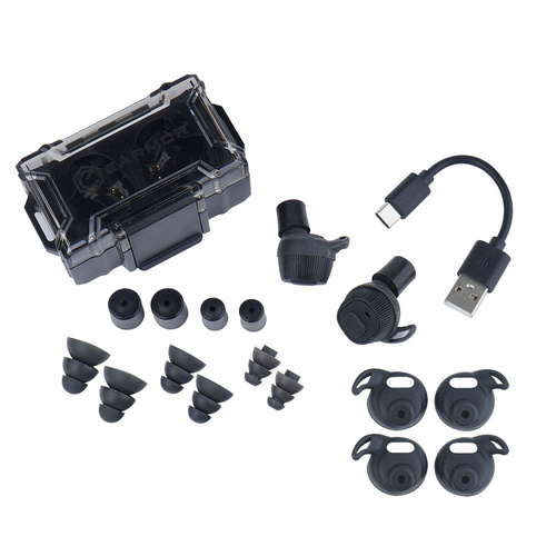 Earmor - Elektronischer Ohrstöpsel M20 - Schwarz - M20-BK 