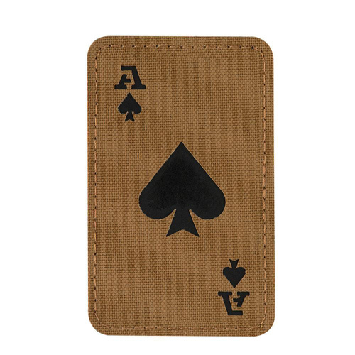 M-Tac - Militär-Patch - Ace of Spades - Coyote / Schwarz - 51109502