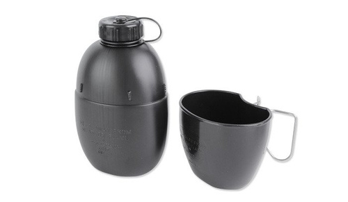 BCB - Canteen NATO - 1 L - Black - CR244B