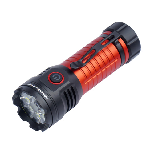 Falcon Eye - Latarka ręczna Omega 3K - Strobe - 3000 lm - Czarna/Czerwona - FHH0143