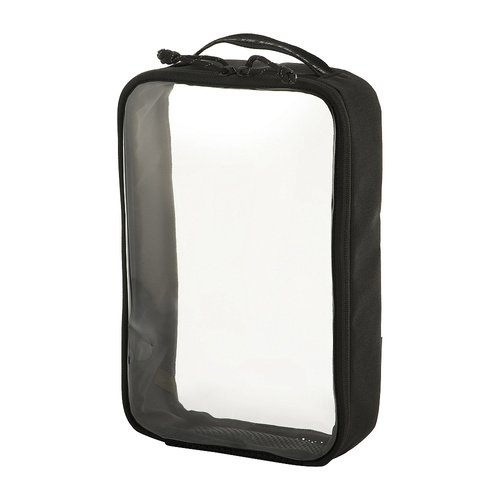 M-Tac - Elite Large Clear Pouch - 30 x 19 cm - Black - 10147002-L
