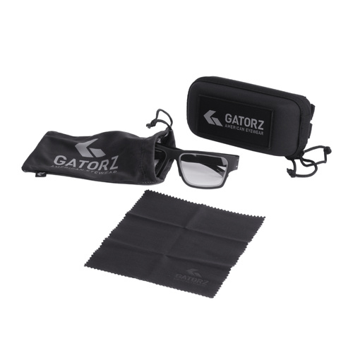 Gatorz - Photochromatische ballistische Brille Delta - MIL-PRF-32432A - Schwarz - Inferno - GZ-04-005