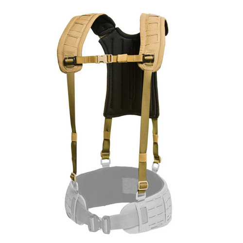 Templars Gear - Szelki taktyczne 4-punktowe H-Harness - MOLLE - Coyote Brown - TG-H-HAR-4-CB 