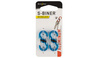 Nite Ize - S-Biner MicroLock Aluminum - 2 Pack -Niebieski LSBMA-03-2R6