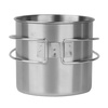 Mil-Tec - Edelstahlbecher mit klappbarem Griff - 600 ml - 14602600