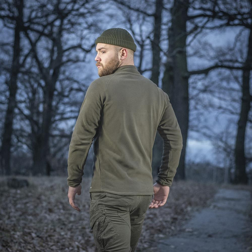 M-Tac - Military Fleece Delta Polartec Cardigan Raglan - Dark Olive - 70022048