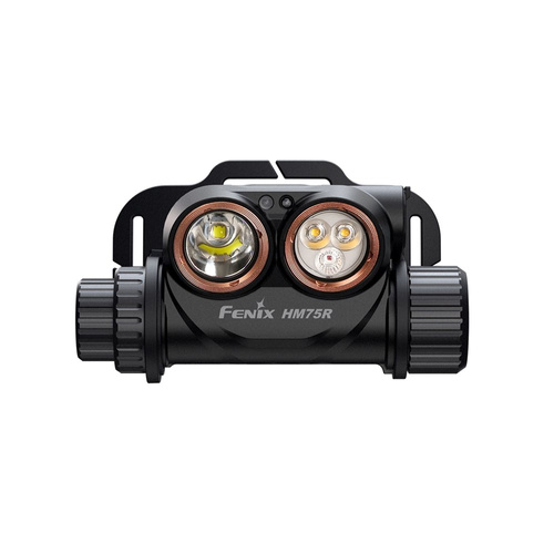 Fenix - LED-Taschenlampe/Kopflampe HM75R - 1600 Lumen - 5000 mAh - USB-C - Schwarz / Gelb - 039-600