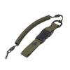 EDCX - Smycz elastyczna z klamrą i pętlą do paska - Army Green - 2031
