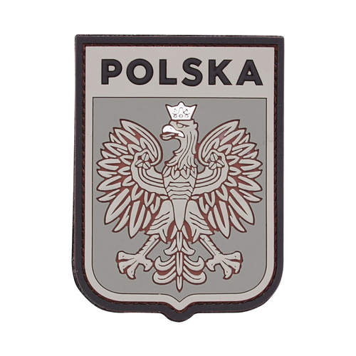 101 Inc. - 3D-Aufnäher - Polen Weißer Adler - Grau - 444130-7056