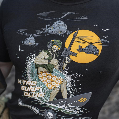 M-Tac - Surf Club T-Shirt - Schwarz - 80062002