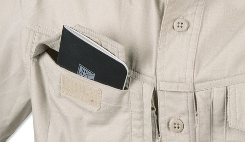Helikon - Hemd Defender Mk2 - Kurzarm - PolyCo Ripstop - Khaki - KO-DS2-PR-13