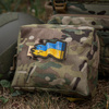 M-Tac - Naszywka Flaga Ukrainy - Haft - Cordura 500D - Lewa - Ranger Green - 51298023