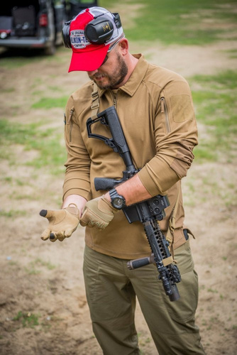 Helikon - Range Tactical Gloves Hard - Black / Shadow Grey - RK-RNG-PO-0135A