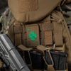 M-Tac - Naszywka Szczęśliwa Karta - Cordura 500D - Koniczyna - Coyote - 51391005