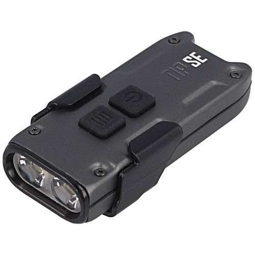 NiteCore - Schlüsselbund-Taschenlampe TIP SE - 700lm - Li-Ionen Akku - 500mAh - Metallic Grau - TIP SE METALLIC GRAY