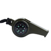 Mil-Tec - Überlebenspfeife - Kompass - Thermometer - Grün - 16327000