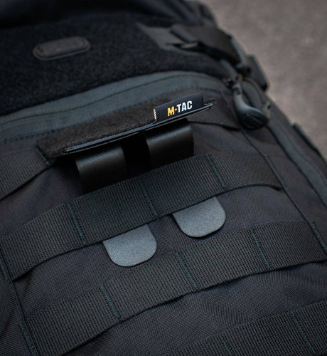M-Tac - Panel Molle na naszywki - 80 mm x 85 mm - Czarny