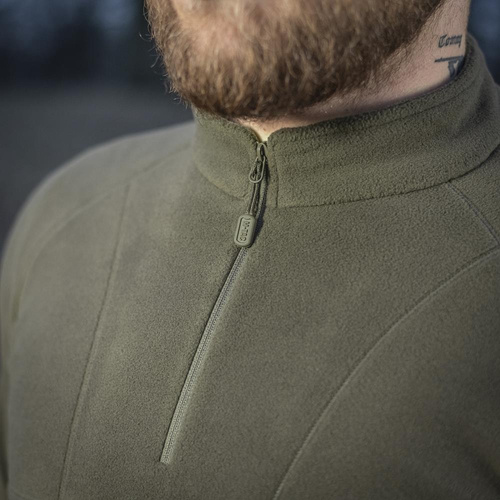 M-Tac - Military Fleece Delta Polartec Cardigan Raglan - Dark Olive - 70022048