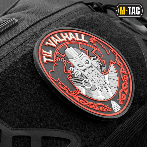 M-Tac - Naszywka 3D PVC Til Valhall - Czarny / Czerwony - 51142332