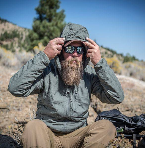 Helikon - Jacke Wolfhound Hoodie - Windpack Nylon - Desert Night Camo - KU-WLH-NL-0L