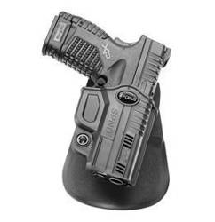 Fobus - OWB Holster HS Product, Springfield: XDS 3.3 and 4 - Roto Flipper - Right - Black - SPND RT