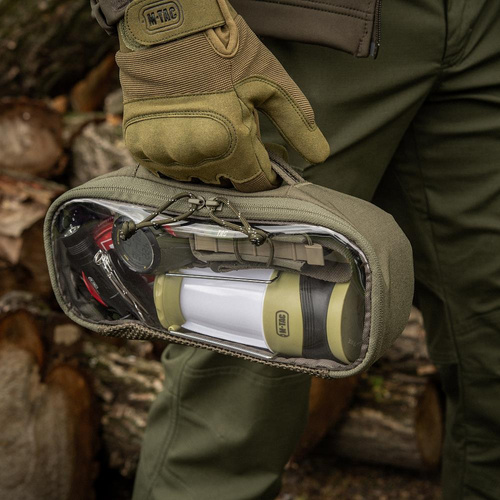 M-Tac - Kieszeń przezroczysta Elite Medium - Średnia - Ranger Green - 10147023-M