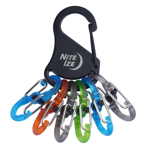 Nite Ize - Plastic S-Biner KeyRack Locker - Czarny - KLKP-01-R3