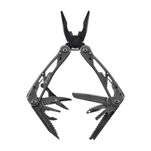 Ganzo - Multitool z zestawem bitów - 11 narzędzi - Czarny - G202B-S