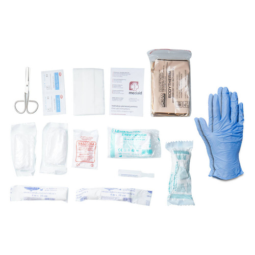 Medaid - Waterproof First Aid Kit Type 200 - 22 pcs - Black