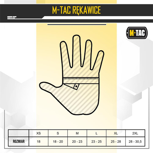 M-Tac - Rękawice taktyczne Assault Tactical Mk.4 - Czarne - 90204002