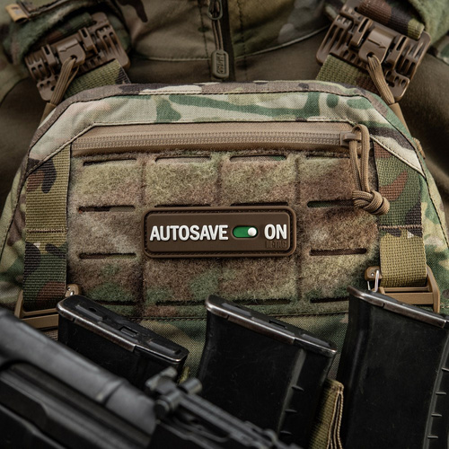 M-Tac - Naszywka Autosave PVC - 3D - Coyote - 51116705