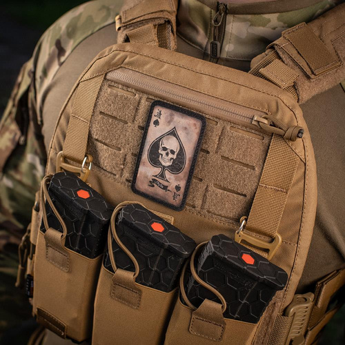 M-Tac - Patch Ace of Spades - Morale Patch - Black / Coyote - 51101005