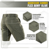 M-Tac - Spodenki taktyczne Aggressor Summer Flex - Army Olive - 20472062