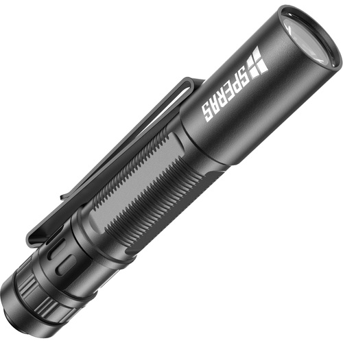 Speras - M10 LED Taktische Taschenlampe - 200 lm - Schwarz - SPERAS M10