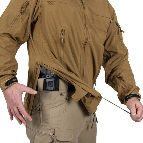 Helikon - Cougar® QSA™ + HID™ Jacke - Soft Shell Windblocker - Schatten Grau - KU-CGR-SM-35