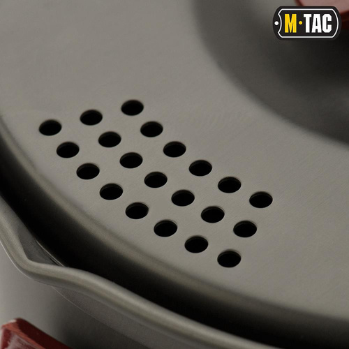 M-Tac - Menażka turystyczna - Zestaw 2 naczyń - Czarna - MTC-DM-CS1