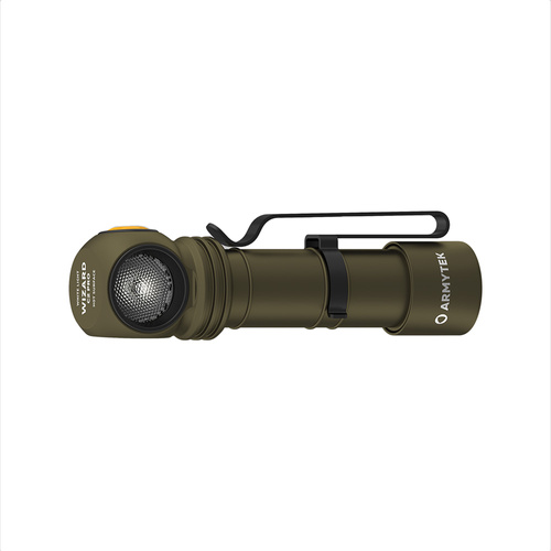 Armytek - Stirnlampe Wizard C2 Pro - Magnetisches Ladegerät - 2500 lm - 18650 - Olive - F08701CO