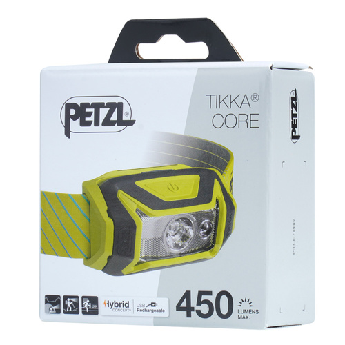 Petzl - Tikka Core Kopflampe - 450 lm - Gelb - E067AA03 